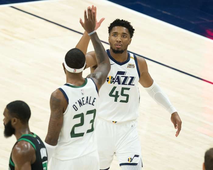 Donovan Mitchell Royce O'Neal Utah Jazz